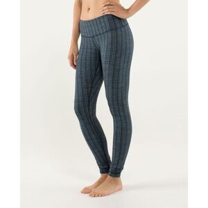 Lululemon Wunder Under Pant Leggings Ziggy Wee August Inkwell